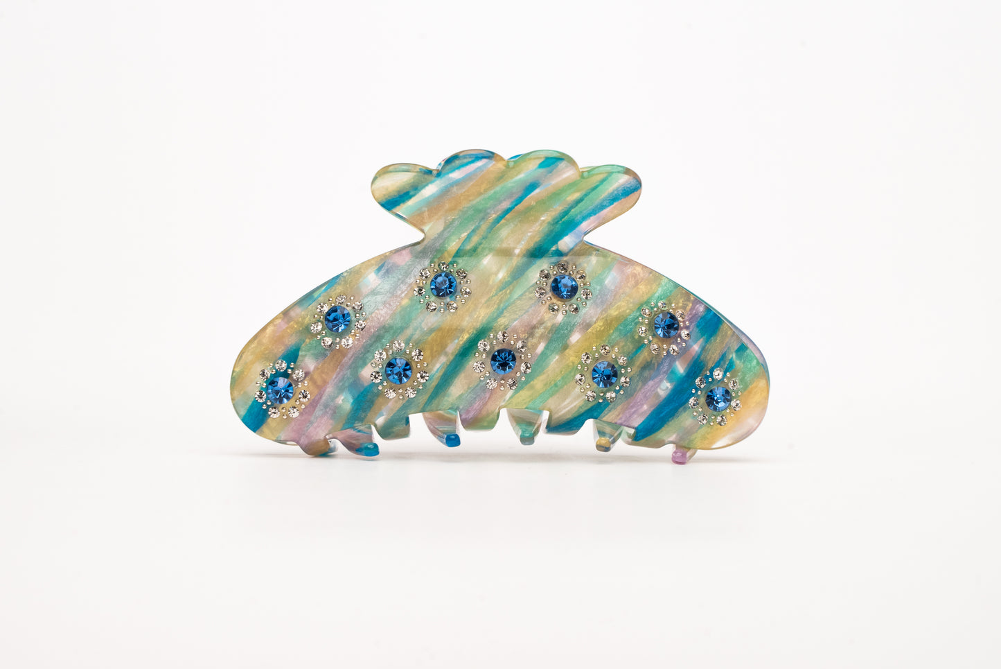 Rainbow Twist Claw Clip
