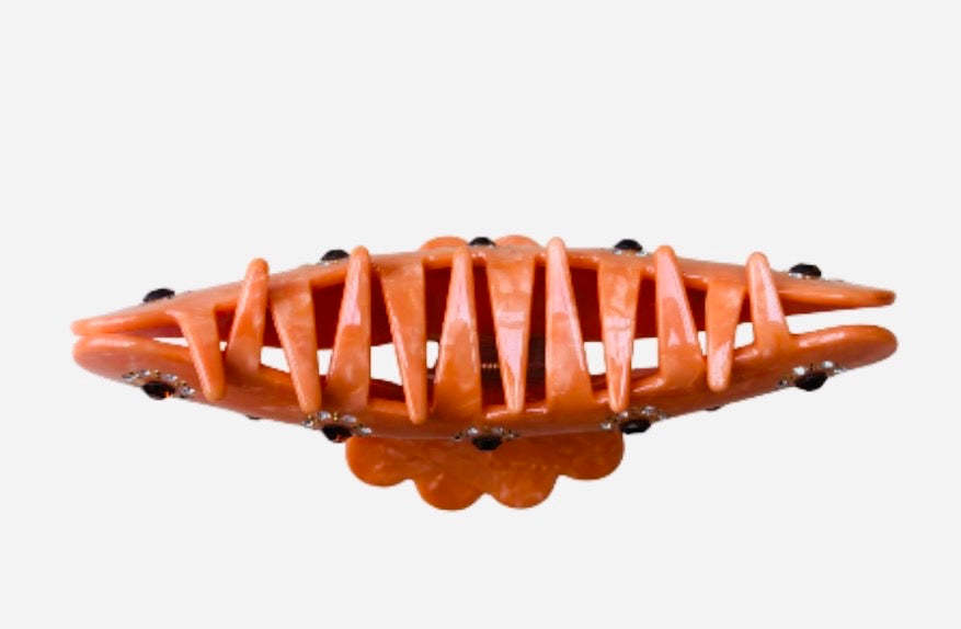 Orange Fizz Claw Clip