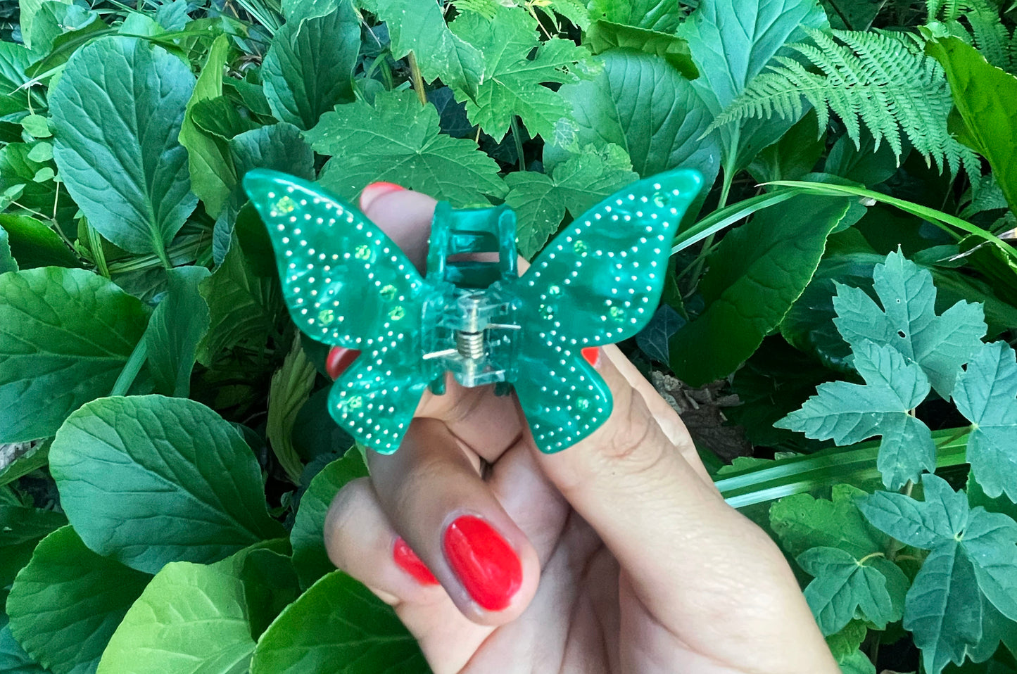 Mint Blossom Claw Clip