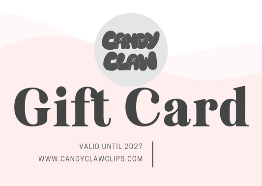 Candy claw gift card